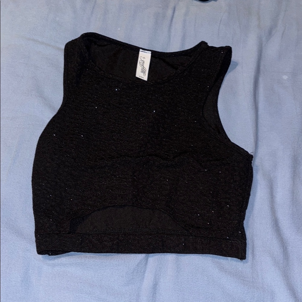 Black Sleeveless Top